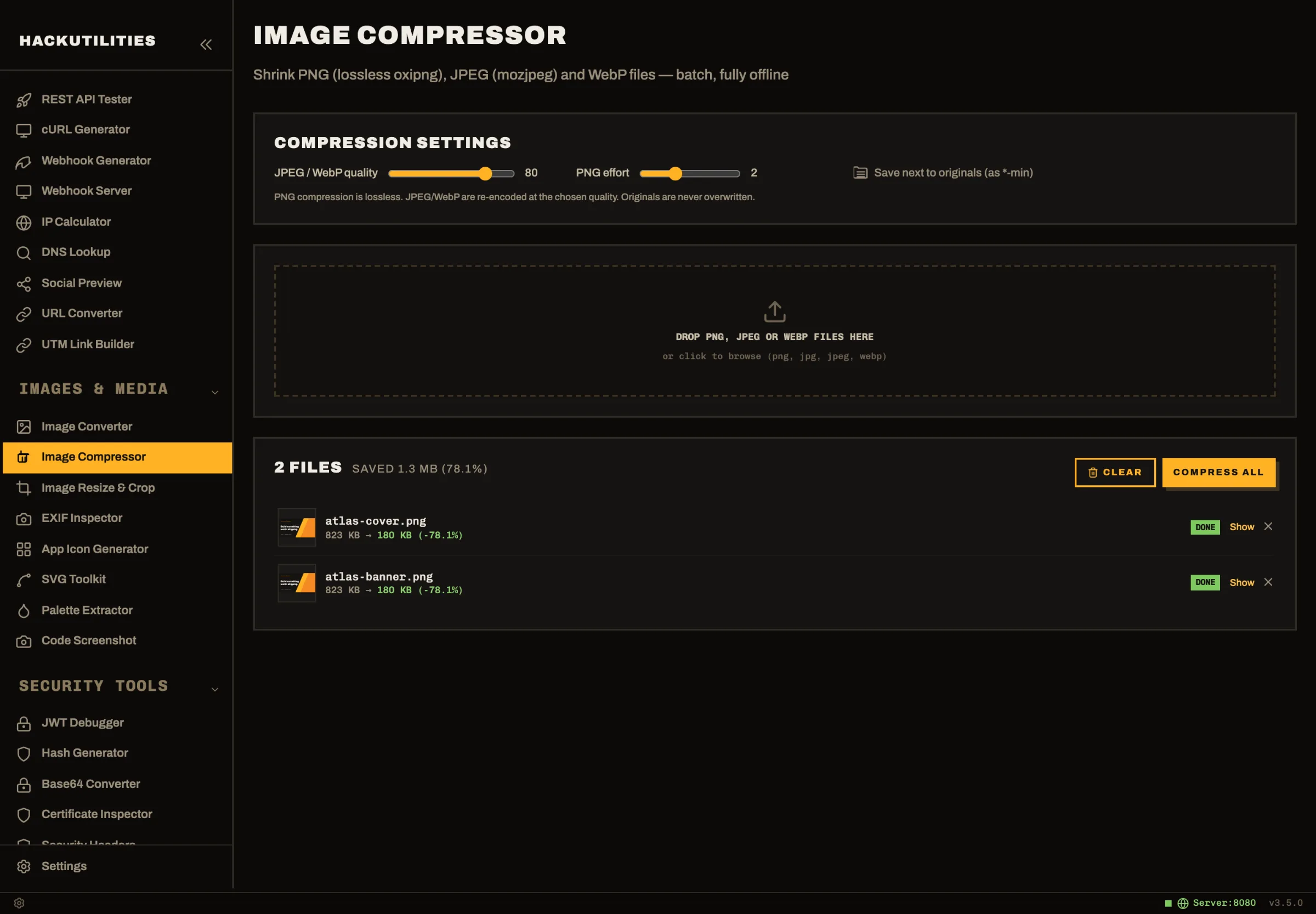 HackUtilities: Image Compressor