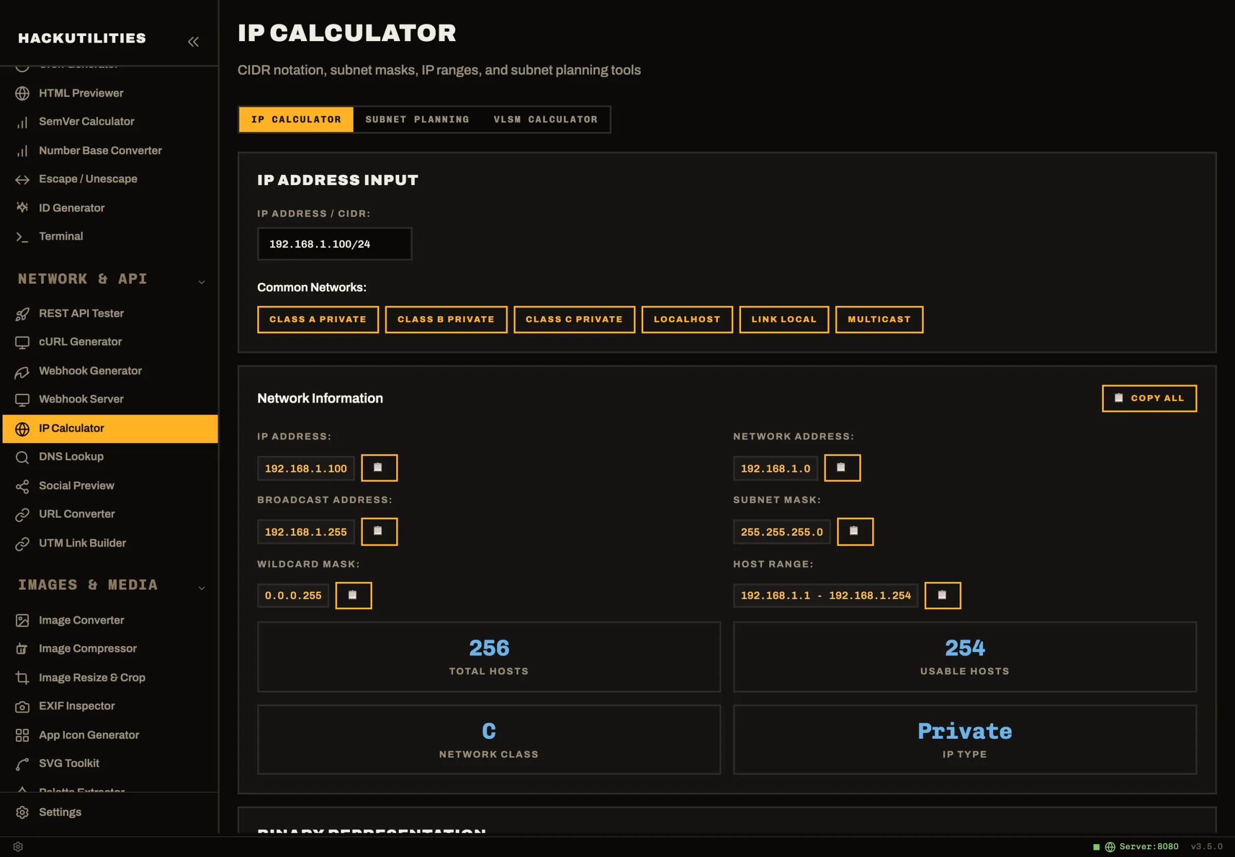 HackUtilities: IP Calculator