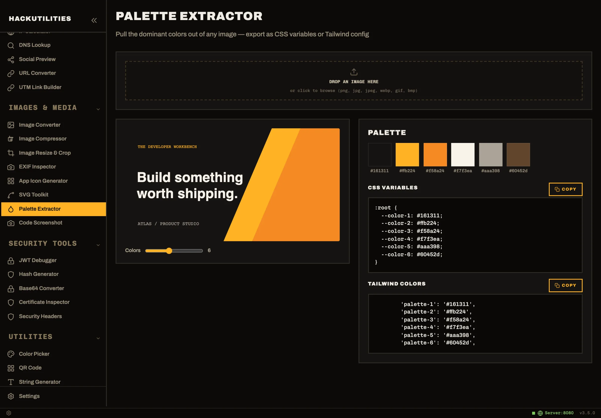 HackUtilities: Palette Extractor