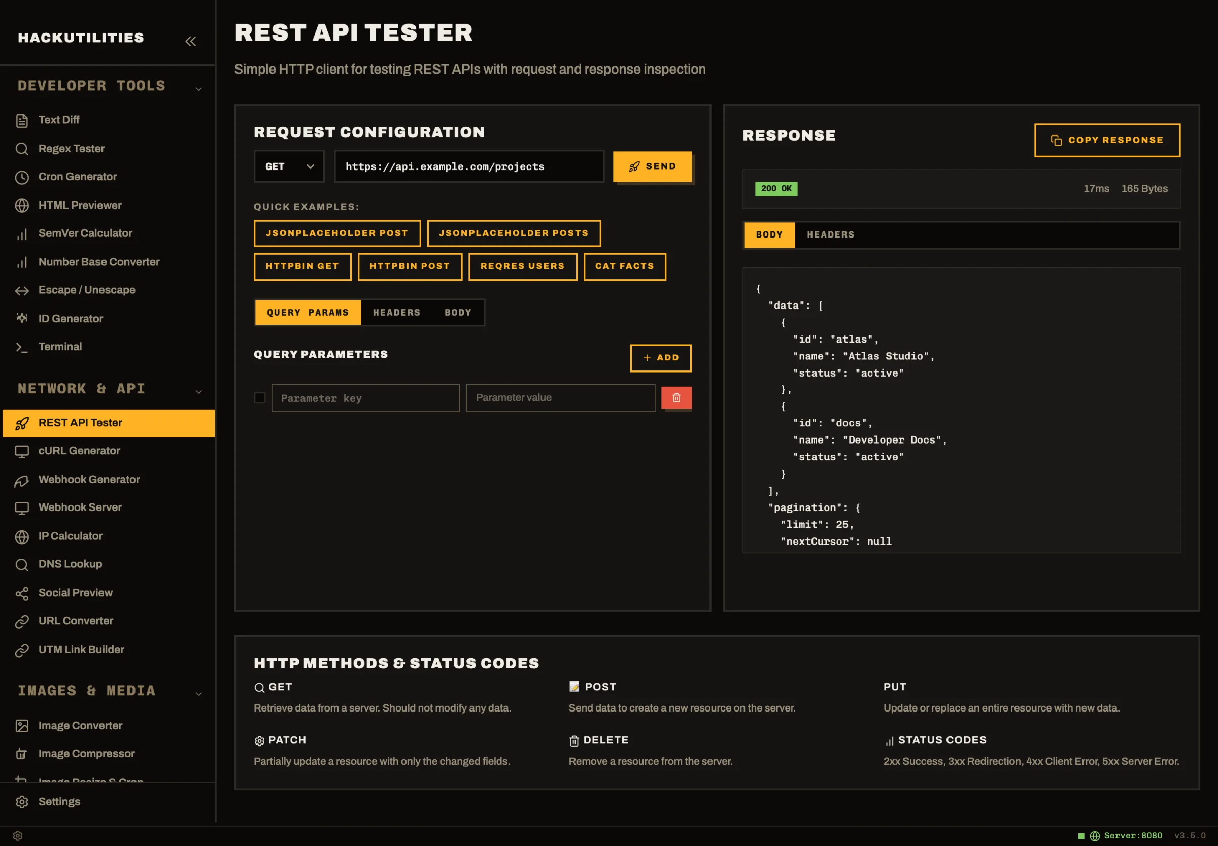 HackUtilities: REST API Tester