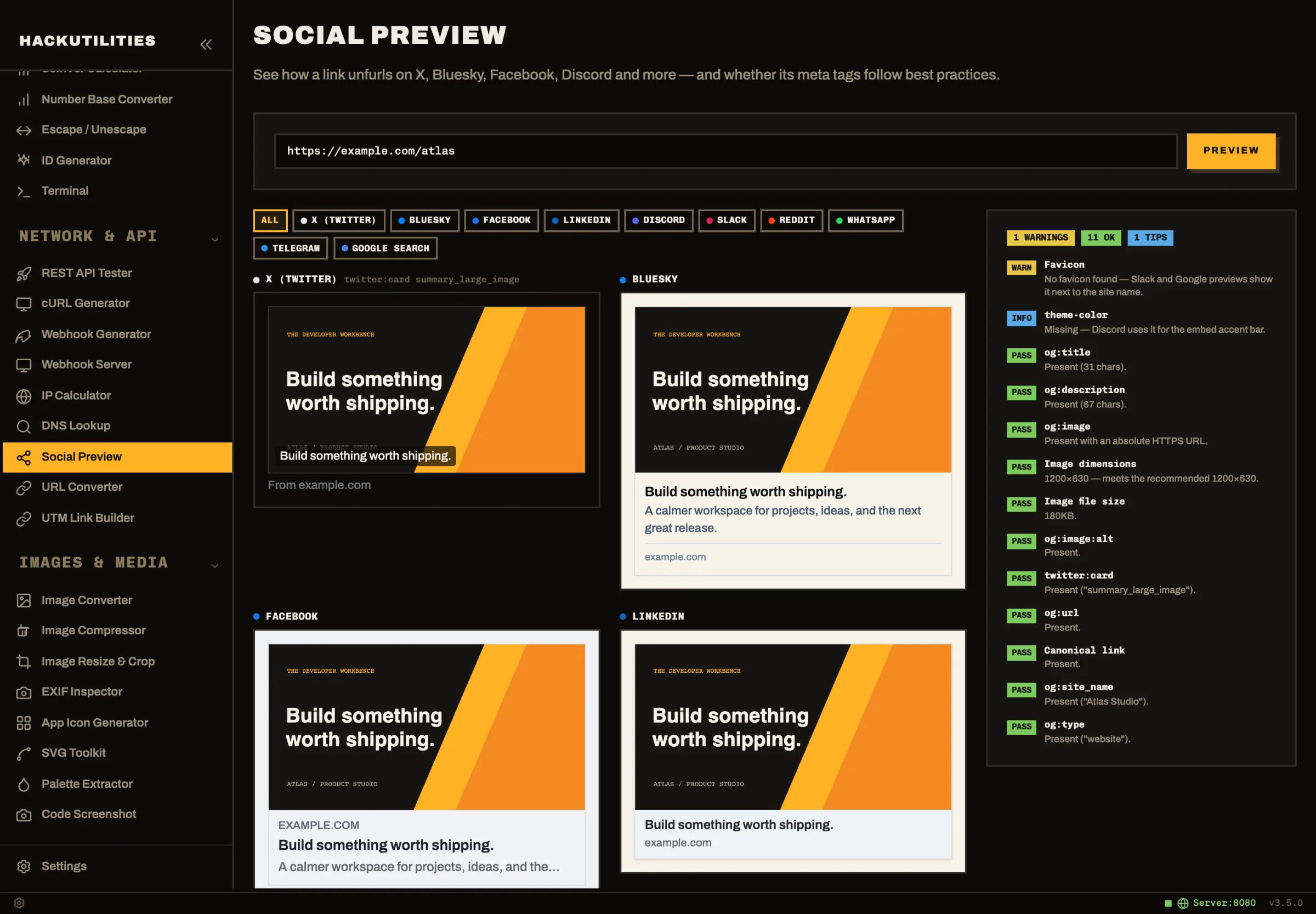 HackUtilities: Social Preview