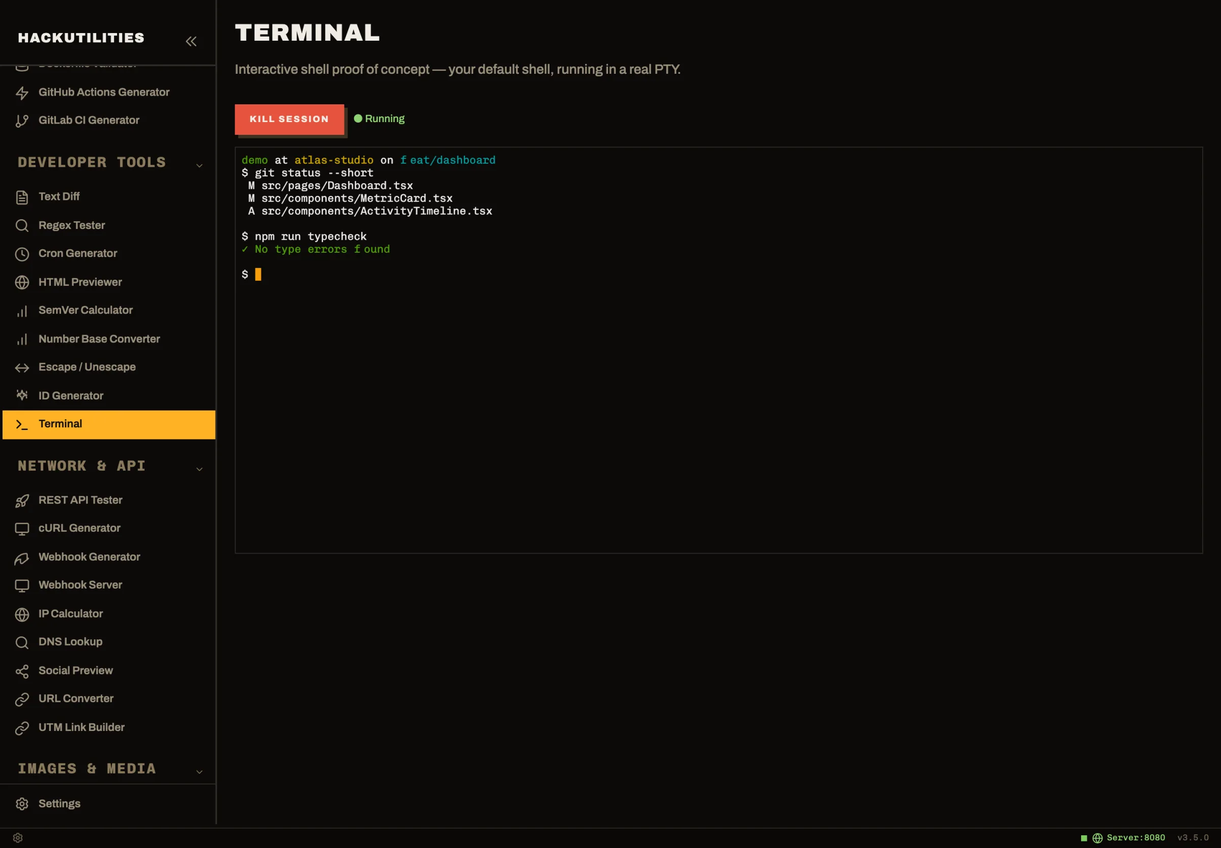 HackUtilities: Terminal