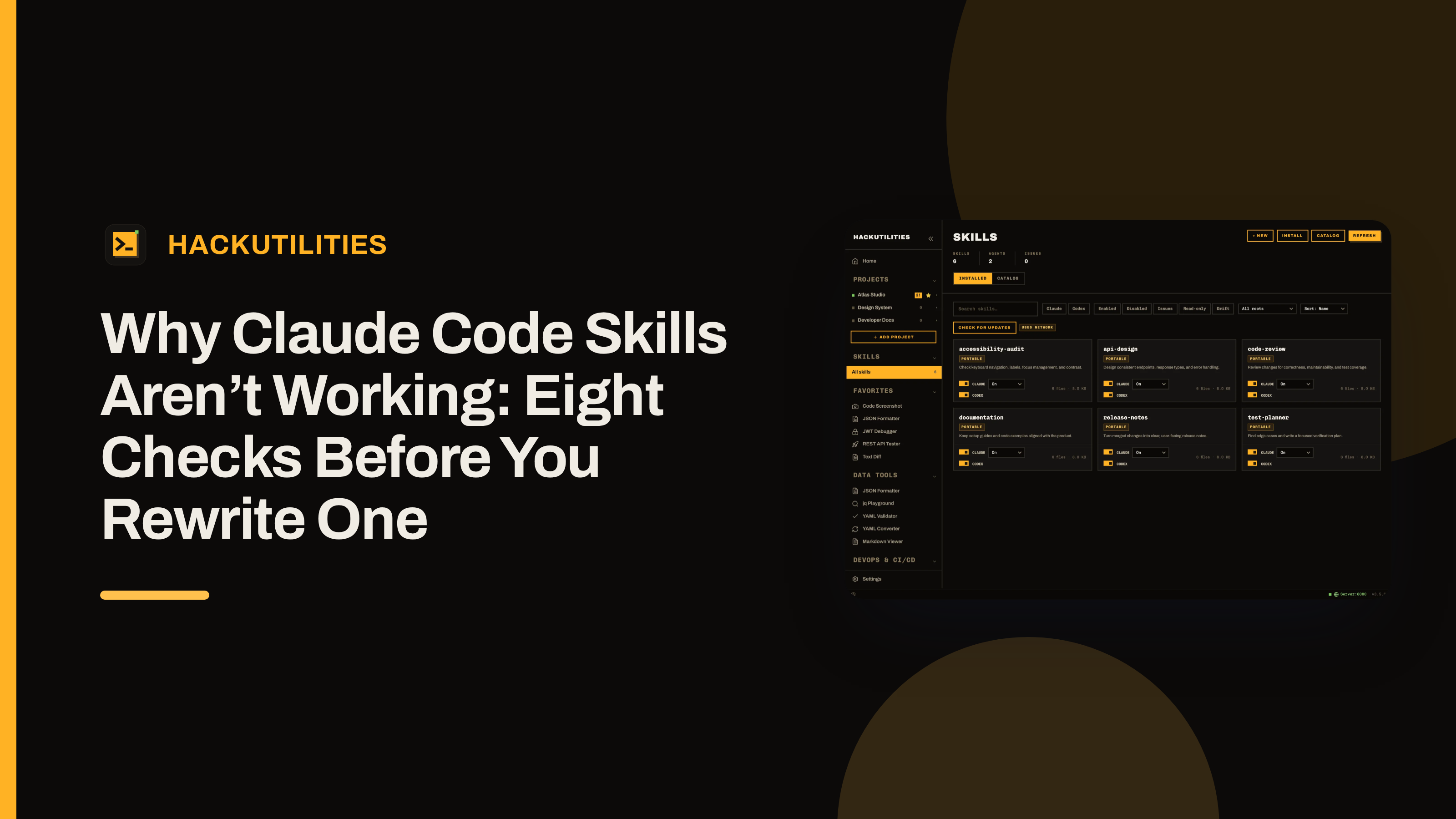 Why Claude Code Skills Aren’t Working: Eight Checks Before You Rewrite One