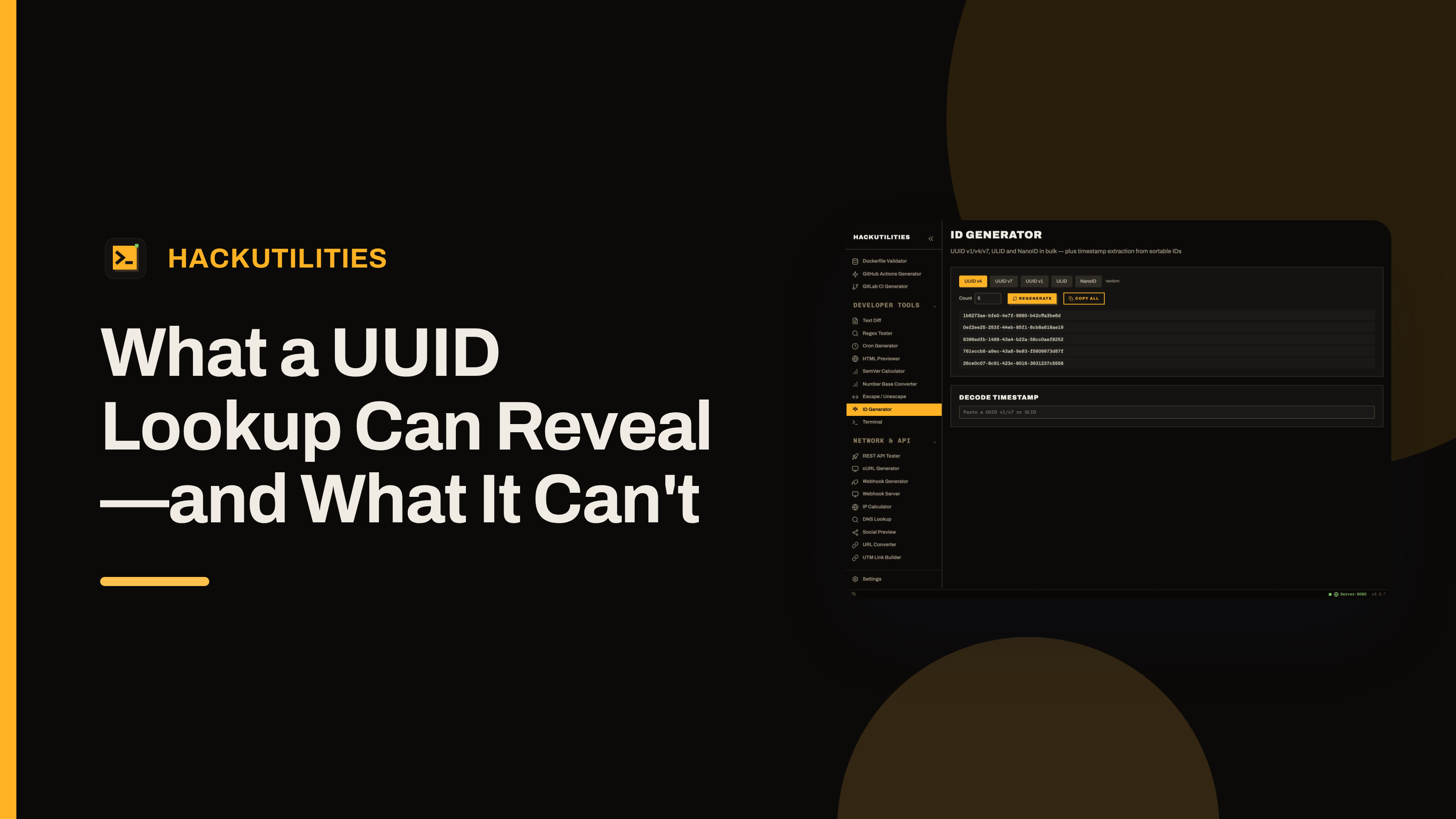 What a UUID Lookup Can Reveal—and What It Can't